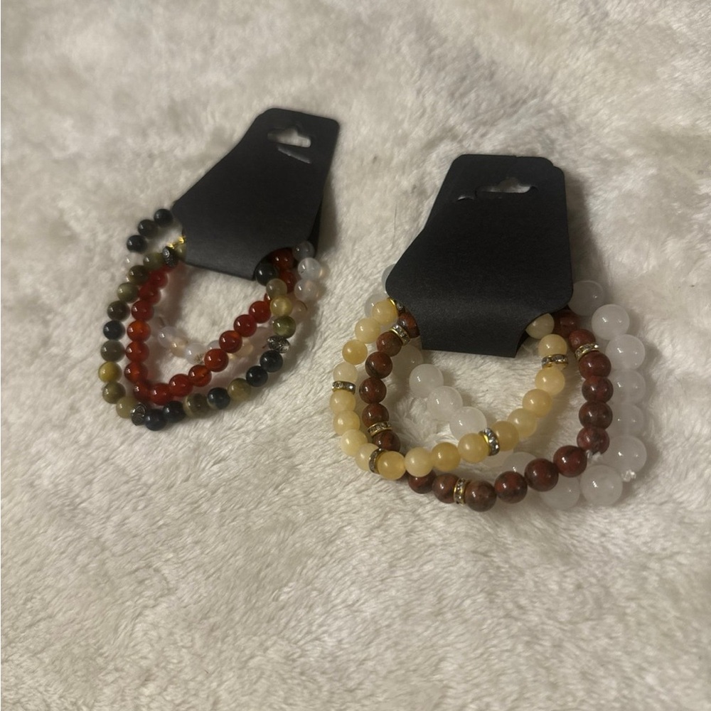 Elegant Beaded Bracelet Set